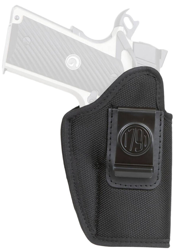 1791 Gunleather PNIWB4BLKL Premium Nylon  IWB Size 04 Black Ballistic Nylon Clip-On Left Hand — view 1