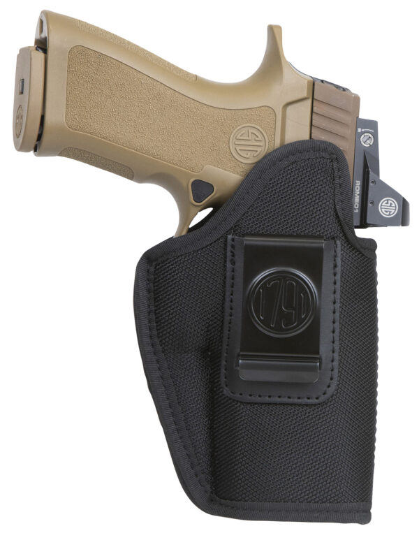 1791 Gunleather PNIWB5BLKL Premium Nylon  IWB Size 05 Black Ballistic Nylon Clip-On Left Hand — view 1