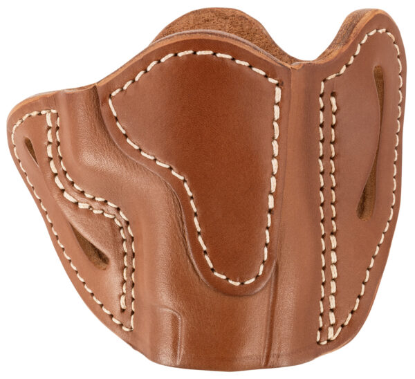 1791 Gunleather ORBHCMAXCBRR BHC MAX Optic Ready OWB Compact Classic Brown Leather Belt Slide Compatible w/Sig P365 XL/Glock 48 Right Hand — view 1