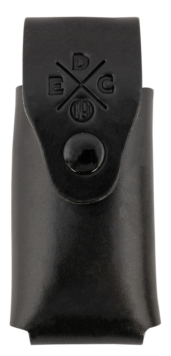 1791 Gunleather HDESSLSBLKA EDC Heavy Duty Easy Slide OWB Black Leather Belt Slide Ambidextrous — view 1