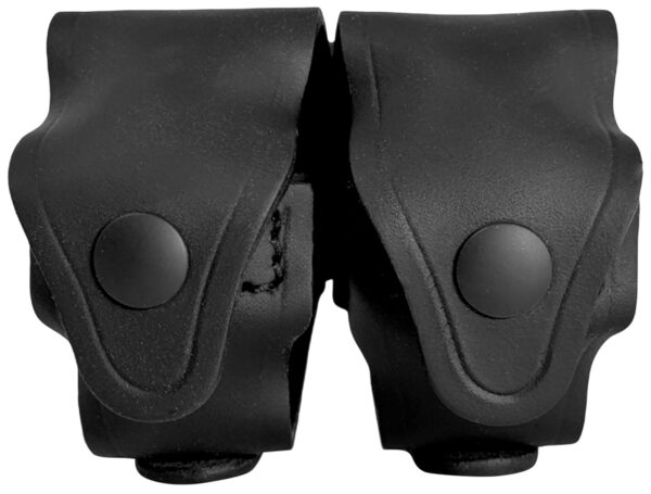 1791 Gunleather RVSLDSBLA Speed Loader Double Carrier Black Steerhide Compatible w/ 5/6 Shots — view 1
