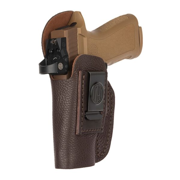 1791 GUNLEATHER FAIR CHASE DEER SKIN LIGHT BEARING HOLSTER SZ 5 FITS TP9 CZ75 G21 P226 IWB BROWN LH — view 1