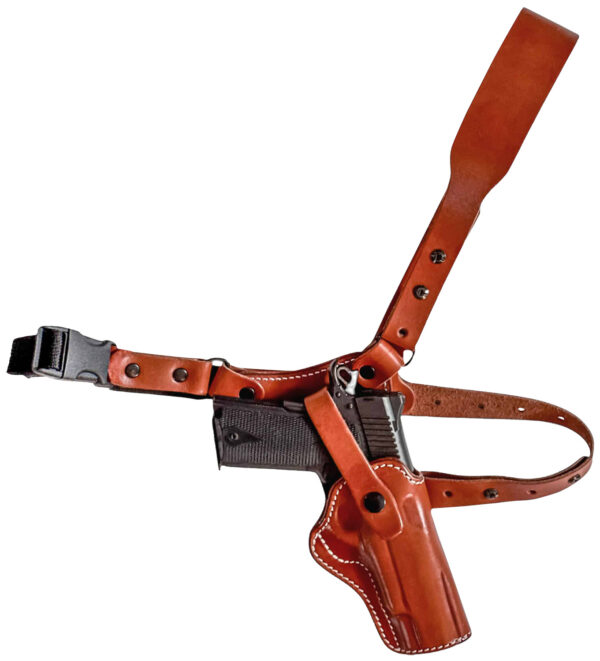1791 Gunleather PFC1CBRR   Brown Fits 1911 Right Hand — view 1