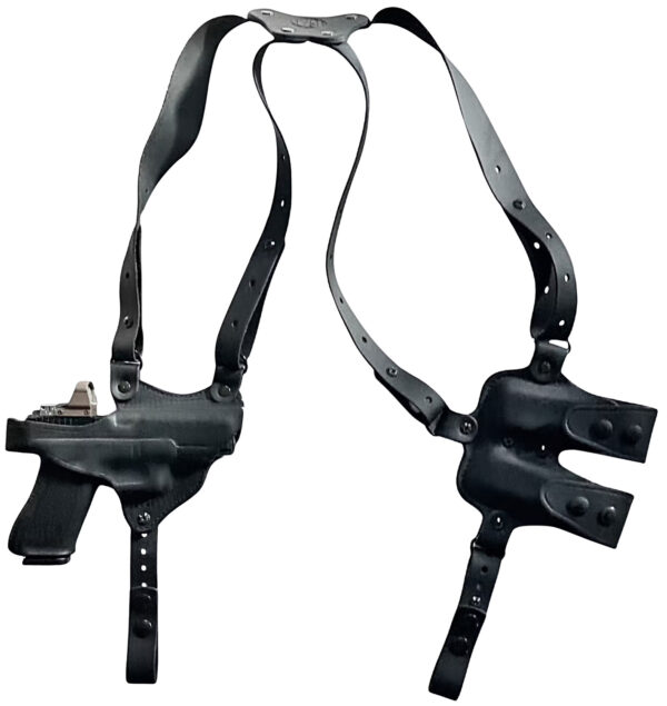 1791 Gunleather NSS2.1SBLHR  Optic Ready Shoulder Horizontal Black Fits Glock 17 Right Hand — view 1