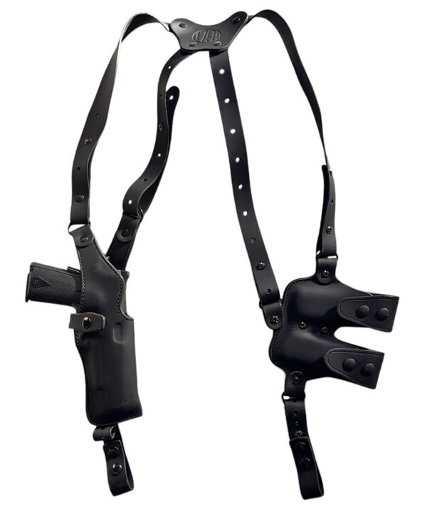 1791 Gunleather NSS2.4SBLVR  Optic Ready Shoulder Vertical Black Fits Sig P320 Right Hand — view 1