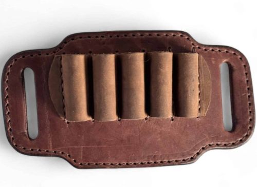 1791 HUNT AMMO BELT SLIDE - LARGE RIFLE AMBI BROWN — view 1