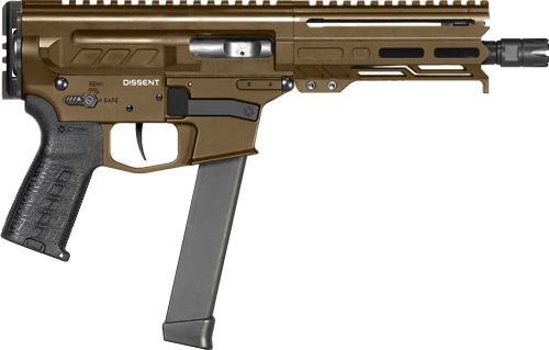 CMMG PISTOL DISSENT MKGS 9MM - 6.5" 30RD MIDNIGHT BRONZE — view 1
