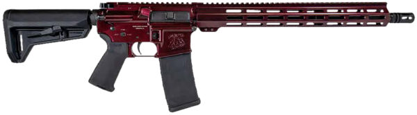 Shark Coast Tactical 300-040-1000-00 Blaze  5.56 NATO 30+1 16" Black Nitride Threaded Barrel, Red Blaze Cerakote Picatinny Rail Aluminum Receiver, Magpul SL-K Black Polymer Stock, Black Polymer Grip — view 1