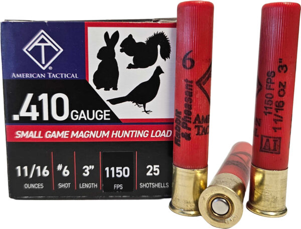 ATI ATIAC41036 Target Load  410Gauge 3" 11/16oz 6Shot 25 Per Box/10 Case — view 1