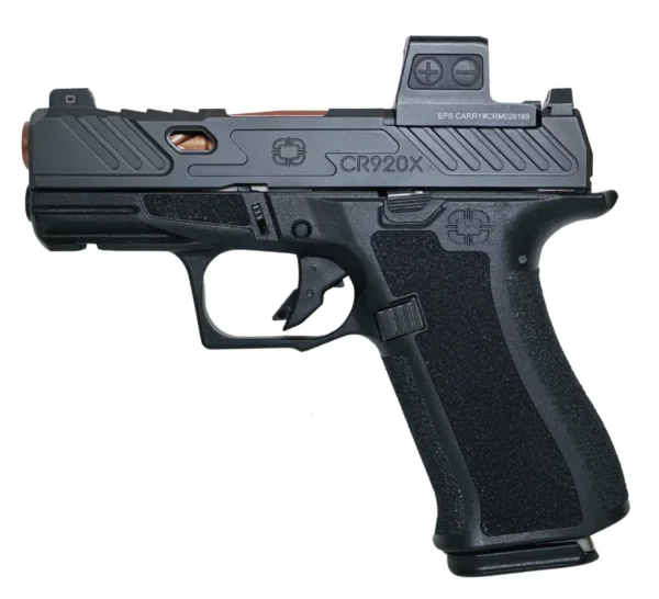 SHADOW SYSTEMS CR920X HGA 9MM 3.41IN UNTHRD BRONZE BBL BLK FRAME 2/10RD HOLOSUN EPS CARRY EXCLUSIVE — view 1