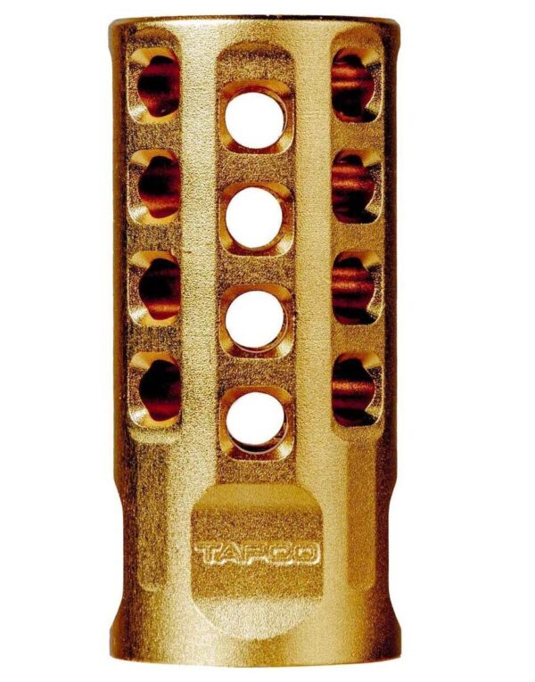 TAPCO 10/22 MUZZLE BRAKE GOLD — view 1