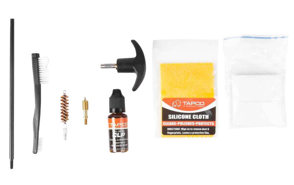Tapco TAP22080  Handgun Cleaning Kit 38/357/9mm Handgun Black — view 1