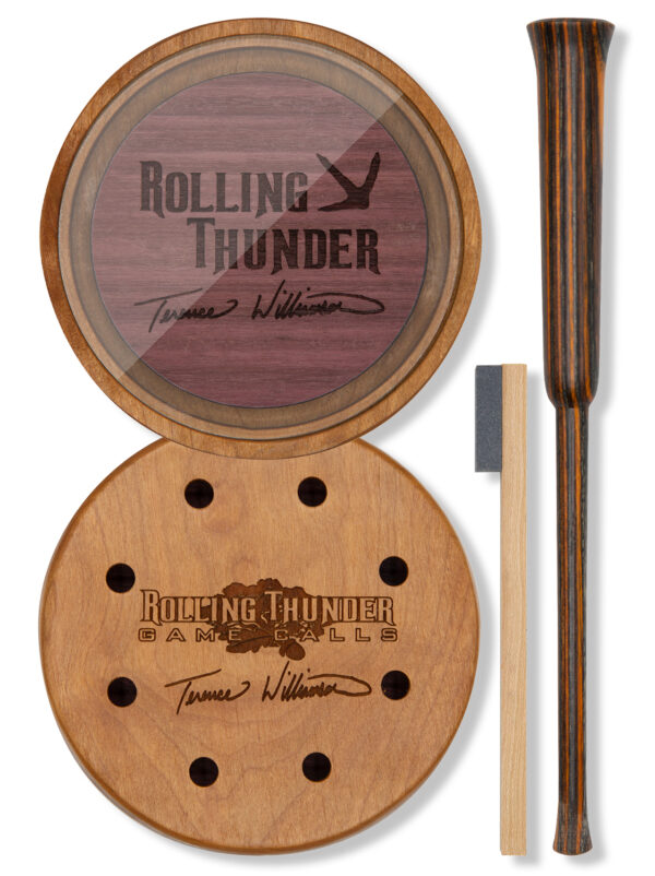 Rolling Thunder Game Call TCP-TW1 Terence Williamson Pot Calls & Strikers Attracts Turkey Species — view 1