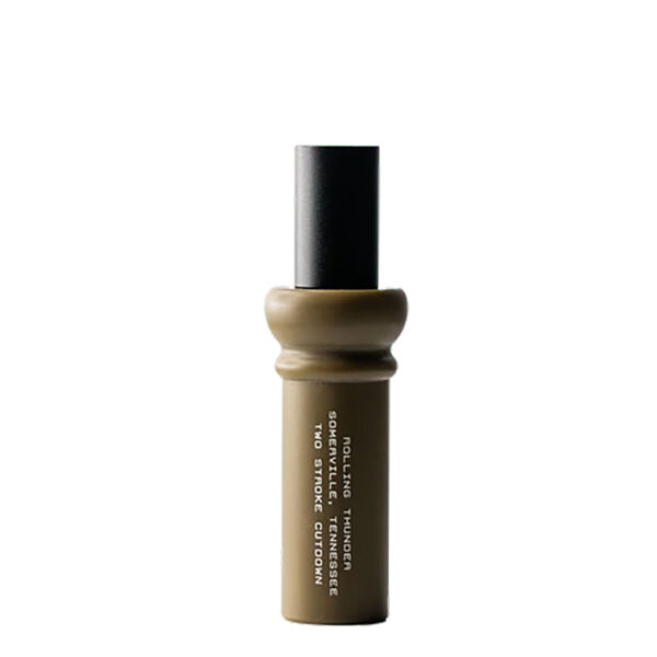 Rolling Thunder Game Call DC212DTN Two Stroke Double Reed Cutdown Attracts Ducks Dark Tan/Black Acrylic — view 1