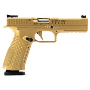 AMERICAN PREC FIREARMS STRIKE ONE ERGAL HGA 9MM 5 IN OR BBL ADJ SIGHT COMP TRIG GOLD 2/17RD MAGS — view 2