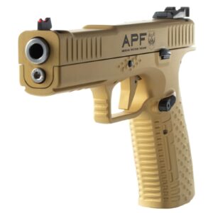 AMERICAN PREC FIREARMS STRIKE ONE ERGAL HGA 9MM 5 IN OR BBL ADJ SIGHT COMP TRIG GOLD 2/17RD MAGS — view 3