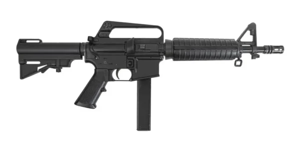 H&R 635 HGA 9MM 10.5IN BBL A1 SIGHTS BLK 30RD  COLT STYLE MAG CAR STYLE PISTOL BRACE — view 1