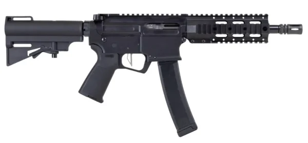 DPMS KITTY KAT S9 HGA  9MM 8IN BBL A4 SLICK SIDE QUAD RAIL SBA3 KK9-S PISTOL BLACK SCORPION MAG — view 1