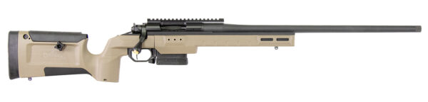 Larue Tactical LTKRGSIETE65CM23FDE 6.5 Creedmoor 23" Threaded Barrel, Picatinny Rail Receiver, Larue KRG Bravo Gray Polymer Chassis — view 1