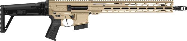 CMMG 60AA90CCT Dissent MK4 6mm ARC 10+1 (2) 16.10", Coyote Tan Rec/15" M-Lok Handguard, Side Charging Handle, Black Side Folding Stock & Zeroed Grip, Muzzle Brake, 60/90 Ambi Safety, Adj. Gas Block — view 1