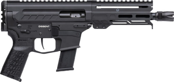 CMMG 45A4C0FAB Dissent MKG 45 ACP 13+1 6.50" Black Nitride Medium Taper Threaded Barrel, CMMG 5.5" M-LOK Handguards, Black Armor Cerakote Aluminum Picatinny Rail Receiver, CMMG Zeroed Grips — view 1