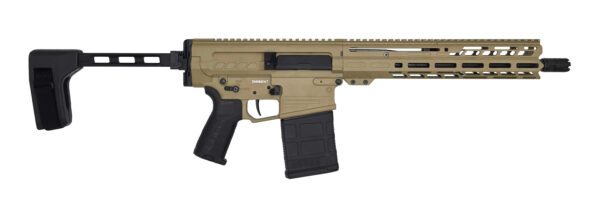 DISSENT Mk3 Pstl 8.6BLK 12.5" Brace Tan 20rd — view 1