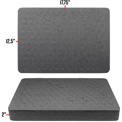 RAGAR FOAM INSERT 17.75''X12.5'' FOR EYLAR 20'' CAMERA/DRONE CS — view 1