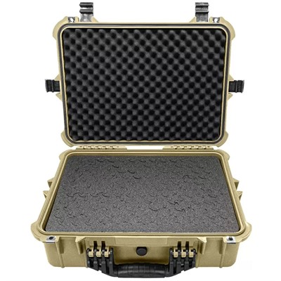 20'' LARGE HARD GEAR CASE W/RAGAR FOAM INSERTS TAN — view 1