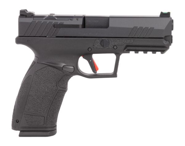 Tisas 10100570 PX-9 Duty *CA Compliant 9mm Luger 10+1 4.10" Black QPQ Steel Barrel, QPQ Tenifer Cerakote Optic Cut/Serrated Steel Slide, QPQ Tenifer Cerakote Polymer Frame w/Picatinny Rail — view 1