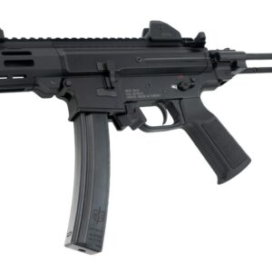 MAC 12755002 IX  9mm Luger 6.50" Black Anodized Threaded Barrel & Receiver w/Picatinny Rail, M-LOK Handguard, Black Polymer Tailhook Retractable Brace