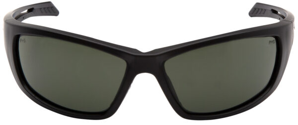 Pyramex VGSB1322T Howitzer Glasses Forest Gray Lens Anti-Fog Black Frame — view 1