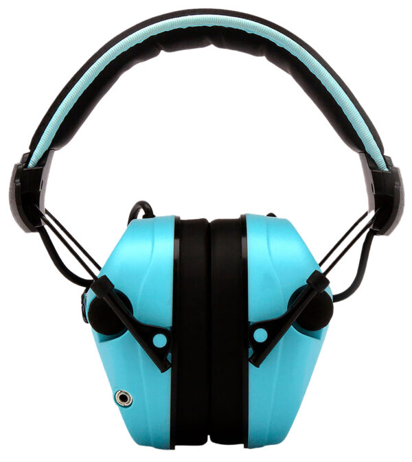 Pyramex VGPME26 Venture Gear Sentinel Muff Polymer 26 dB Over the Head Powder Blue/Black Adult 1 Pair — view 1