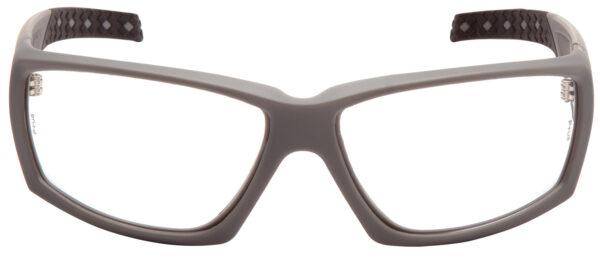 Pyramex VGSUG710T OverWatch Glasses Clear Lens Anti-Fog Urban Gray Frame — view 1