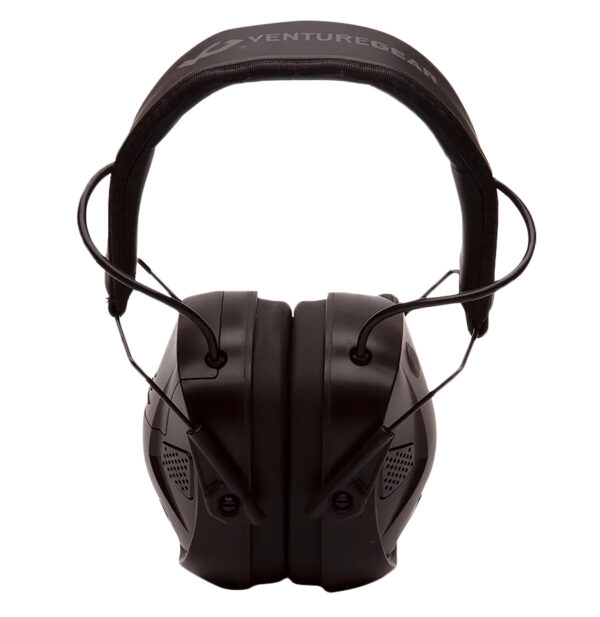 Pyramex VGPME30BT Venture Gear AMP Muff Polymer 26 dB Over the Head Black Adult 1 Pair — view 1