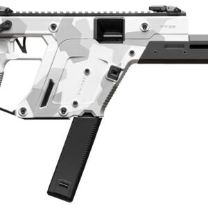 Kriss USA KV103CAD00 Vector CRB Gen3 10mm Auto 33+1 16" Black Nitride Threaded Barrel, Arctic Delta Cerakote Receiver w/Picatinny Rail, M-LOK Handguard, Adjustable Folding Black Stock, White Polymer G