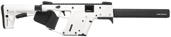 Kriss USA KV90CAP22 Vector CRB G2 *CA Compliant 9mm Luger 10+1 16" Black Barrel Shroud, Alpine White Rec & Fixed Stock, Black California Paddle Grip, Flip Up Sights — view 1