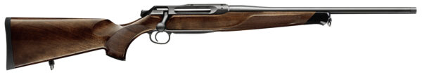 Sauer 80117094 505 Lux Full Size 308 Win 3+1 22" Matte Blued Threaded Barrel, Matte Blued Saddle Mount Steel Receiver, Grade 5 Wood Fixed Stock — view 1