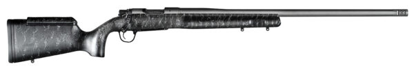 Christensen Arms 8010200500 Mesa Long Range 28 Nosler 3+1 26" Threaded Barrel, Tungsten Gray Cerakote, Black with Gray Webbing Stock — view 1