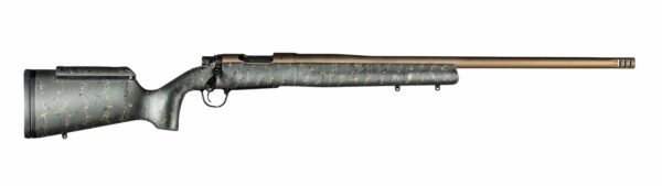Christensen Arms 8010201000 Mesa Long Range 28 Nosler 3+1 26" Threaded Barrel, Burnt Bronze Cerakote, Green with Black/Tan Webbing Stock — view 1