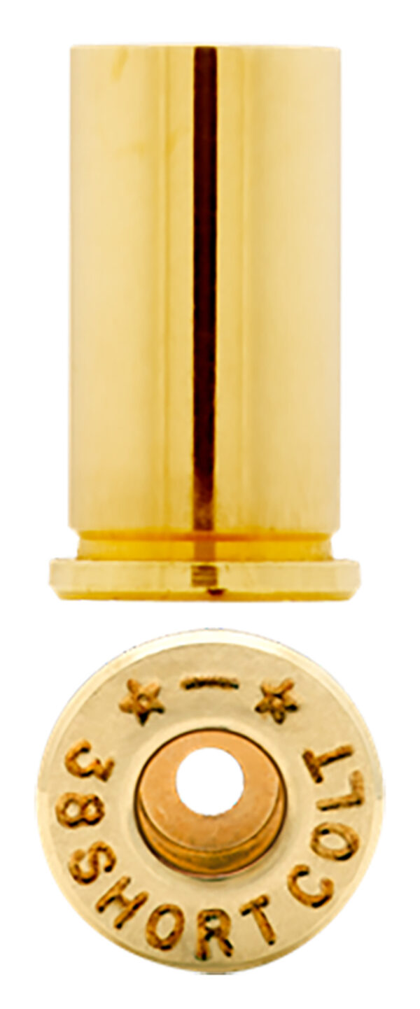Starline Brass 38SCEUP100 Unprimed Cases  38 Short Colt Handgun Brass 100 Per Bag — view 1