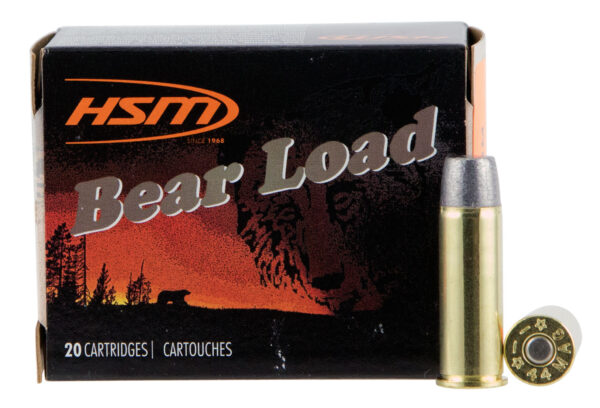 HSM 44M15N20 Bear Load  44 Rem Mag 305 gr Wide Flat Nose 20 Per Box/ 20 Case — view 1