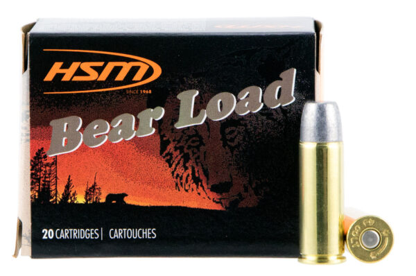 HSM 45C7N20 Bear Load  45 Colt 325 gr Wide Flat Nose 20 Per Box/ 20 Case — view 1