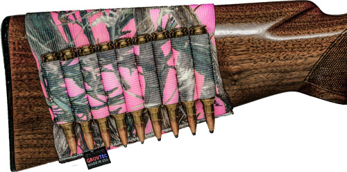 GROVTEC RIFLE SHELL HOLDER FOR - BUTTSTOCK TRUE TIMBER PINK — view 1