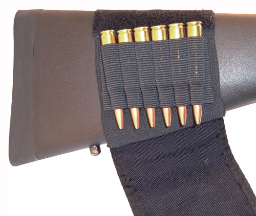 GROVTEC RIFLE SHELL HOLDER - BUTTSTOCK SLEEVE W/ FLAP — view 1