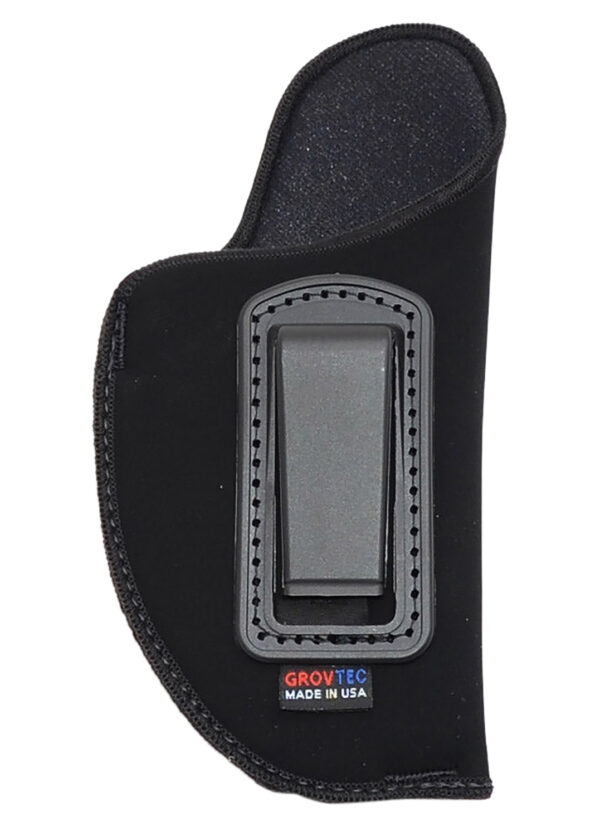 GrovTec US Inc GTHL14101R Inside The Pants  IWB Size 01 Black Suede Belt Clip Fits Med Semi-Auto 3-4" Barrel Right Hand — view 1