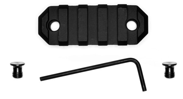 GrovTec US Inc GTSW227 2.2 Inch 5 Slot Keymod  Black Anodized — view 1
