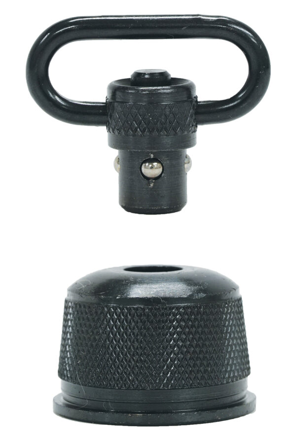 GrovTec US Inc GTSW296 Mag Cap  Shotgun 1" Push Button Black Oxide Remington 870 Express 12 Gauge Steel — view 1