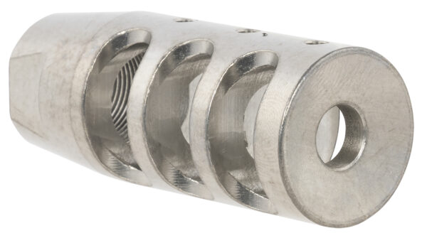 TacFire  Compensator  Stainless Steel with 5/8"-24 tpi Threads 2.50" OAL for 308 Win — view 1