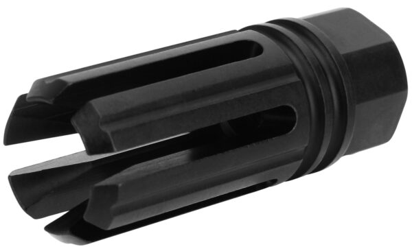 TacFire MZ1005N 6 Prong Flash Hider Black Nitride Steel with 1/2"-28 tpi Threads & 2.22" OAL for 5.56x45mm NATO AR-Platform — view 1
