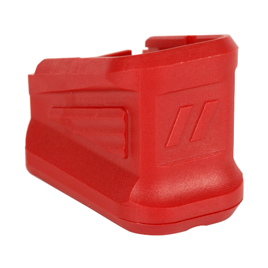 ZEV +5 BASEPAD FOR GLOCK 17 MAGAZINE RED — view 1